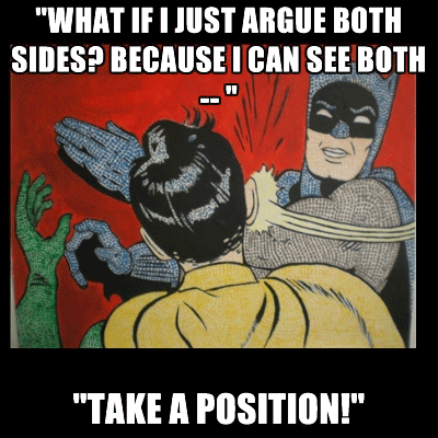 Toefl - argue both sides